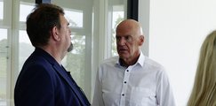 Geschäftsführer der gfi, Lars Pogadl-Kamper und Josef Weingärtner