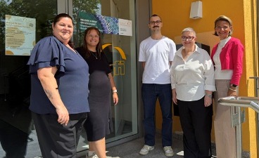 gfi Team mit Frau Heiland beim Netzwerktreffen